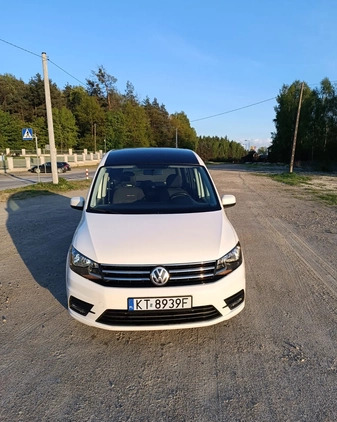 Volkswagen Caddy cena 56900 przebieg: 163435, rok produkcji 2018 z Jordanów małe 37